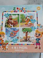 Kinderpuzzels 2 kleine kleutertjes en Jokie, Ophalen, 10 tot 50 stukjes, Nieuw, 2 tot 4 jaar