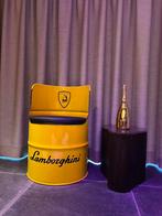 Lamborghini Barrel Chair upcycled, Huis en Inrichting, Ophalen, Zwart, Zo goed als nieuw, Metaal