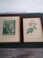 Oude Vintage Prints - Set van 2, Antiek en Kunst, Kunst | Etsen en Gravures, Ophalen