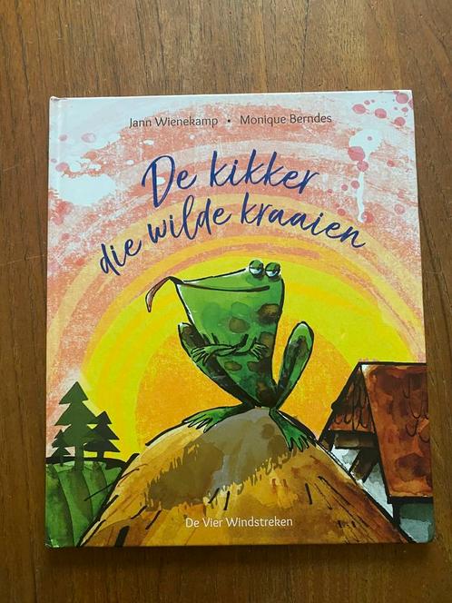De kikker die wilde kraaien - Monique Berndes, 2019, Boeken, Prentenboeken en Plaatjesalbums, Zo goed als nieuw, Prentenboek, Ophalen of Verzenden