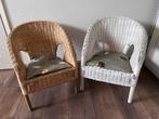 Rotan Kinderstoelen met Nijntje Kussen, Ophalen, Gebruikt, Twee, Wit