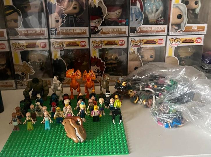 Lego en playmobil, Kinderen en Baby's, Speelgoed | Duplo en Lego, Gebruikt, Lego, Losse stenen, Ophalen of Verzenden