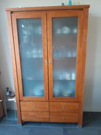Servieskast/Vitrinekast, Huis en Inrichting, Kasten | Vitrinekasten, Ophalen, Gebruikt, 25 tot 50 cm, 200 cm of meer
