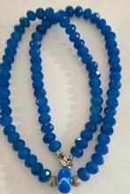 Ketting met facetgeslepen kristal, Ophalen of Verzenden, Zo goed als nieuw, Overige materialen
