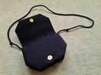 Vintage zijden damestas, Ophalen of Verzenden, Zo goed als nieuw, Zwart