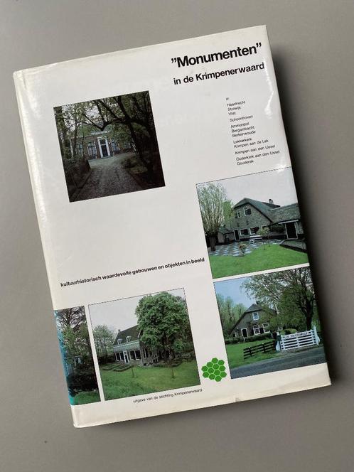 Monumenten in de Krimpenerwaard / 1988, Boeken, Geschiedenis | Stad en Regio, Zo goed als nieuw, 20e eeuw of later, Ophalen of Verzenden