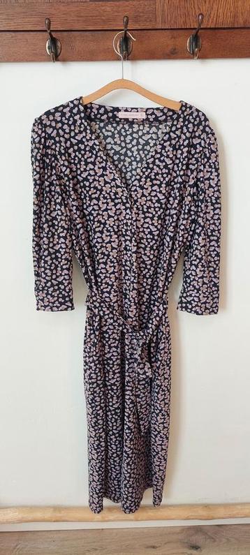 Nieuwstaat! Jurk Studio Anneloes XL lila zwart travelstof  beschikbaar voor biedingen