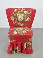 Vintage fauteuil bloemen cocktail club chair mid century ´60, Huis en Inrichting, Fauteuils, N, Vintage, Ophalen of Verzenden