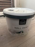 Muurverf - Home Vision RAL 9010, Doe-het-zelf en Verbouw, Verf, Beits en Lak, Wit, Ophalen of Verzenden, Minder dan 5 liter, Verf