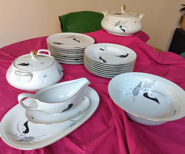 Vintage porseleinen servies, Diversen, Kerst, Ophalen