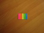 5 kleuren mat transparante fluo sticky bookmarkers pagemarke, Ophalen of Verzenden, Nieuw