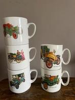 2 Villeroy&Boch ROYCO mokken met oldtimers, Ophalen of Verzenden, Zo goed als nieuw, Overige stijlen, Kop(pen) en/of Schotel(s)