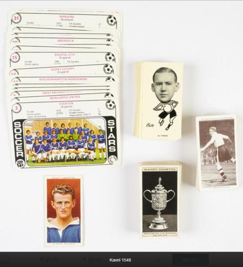 Engelse voetbalplaatjes 1930 en 1939 (Stanley Matthews), Hobby en Vrije tijd, Stickers en Plaatjes, Gebruikt, Meerdere stickers