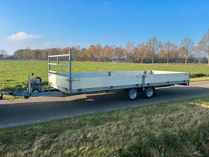 Hapert Aanhangwagen/ 505x200/ geremd/ marge, Auto diversen, Aanhangers en Bagagewagens, Gebruikt, Ophalen of Verzenden