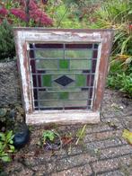 Oud glas in lood raam, Doe-het-zelf en Verbouw, Glas en Ramen, Ophalen, Vo, Minder dan 80 cm, Overige typen