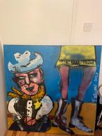 Uniek schilderij Fabian (leerling Herman Brood), Antiek en Kunst, Kunst | Schilderijen | Modern, Ophalen