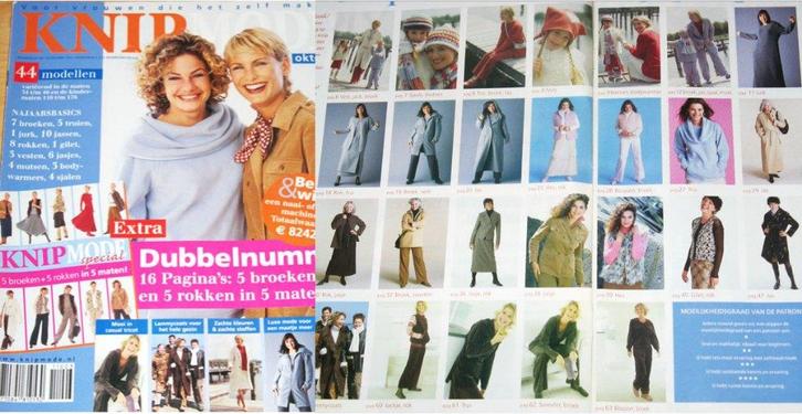 3 bladen vol patronen: Marion 5/1990 - Knip 10/2003 + 1/2007, Hobby en Vrije tijd, Kledingpatronen, Zo goed als nieuw, Vrouw, Knipmode