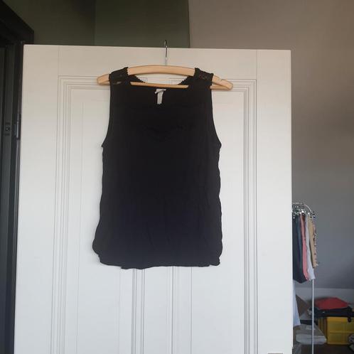 Zwarte top maat M, Kleding | Dames, Tops, Zo goed als nieuw, Maat 38/40 (M), Zwart, Zonder mouw, Ophalen