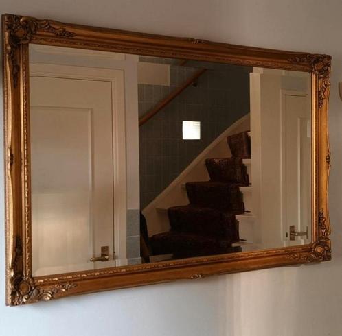 Wandspiegel in barok gouden sierlijst bladgoud 58x86 cm, Huis en Inrichting, Woonaccessoires | Spiegels, Zo goed als nieuw, Minder dan 100 cm