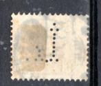 DANMARK : 1907 : Perfin &@  L .  @& on Y.58 (25 c.)., Ophalen of Verzenden, Denemarken, Gestempeld