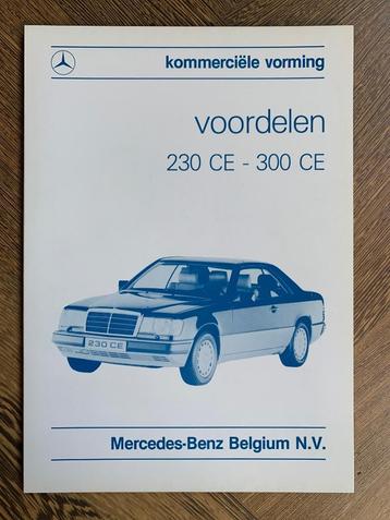 Productinformatiebrochure Mercedes-Benz E coupe C124 1987 beschikbaar voor biedingen
