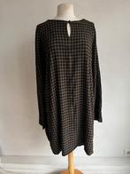 oska jurk bruin zwart maat 3, Kleding | Dames, Jurken, Verzenden, Zwart, Maat 46/48 (XL) of groter, Zo goed als nieuw