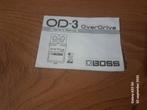 Boss OD-3 Owner Manual, Ophalen of Verzenden
