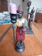 Oosterse kandelaar moor kandelaar 27 cmq, Ophalen of Verzenden, Overige materialen