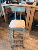 Industriële barkrukken set van 2, Huis en Inrichting, Stoelen, Ophalen, Gebruikt, Twee, Metaal