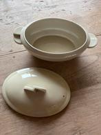 Vintage Cambridge Ivory Dekschaal, Huis en Inrichting, Keuken | Potten en Pannen, Ophalen, Gebruikt, Overige materialen, Pot, Bus of Blik