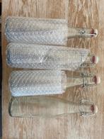 Fles met beugelsluiting - Helder glas - 0.5L (4x), Ophalen of Verzenden
