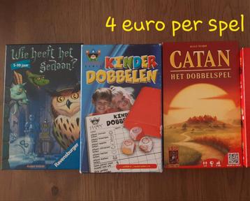 Diversen spellen en sommige nog nieuw - scrabble, Wildlife,  beschikbaar voor biedingen