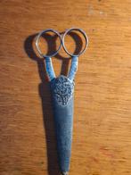 Zilveren schaar in foedraal haaienhuid ca 1800, Ophalen of Verzenden