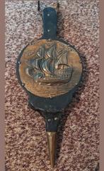 Antieke Blaasbalg met Scheepsmotief, Antiek en Kunst, Ophalen of Verzenden