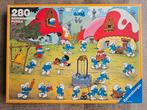 Smurfen puzzel 280 stukjes 1983 "in het dorp", Verzamelen, Smurfen, Verschillende Smurfen, ., Overige typen, Ophalen of Verzenden