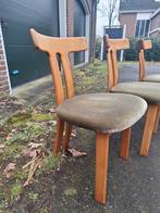 Vintage T-shape chairs jaren 60 stoelen, Huis en Inrichting, Stoelen, Ophalen, Gebruikt, Twee