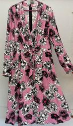 Nieuw! Gerry Weber super mooie jurk.Roze zwart bloem 38 40, Kleding | Dames, Maat 38/40 (M), Overige kleuren, Nieuw, Ophalen of Verzenden