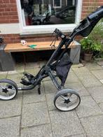 Golfkar met stoeltje en opbergtas, Sport en Fitness, Golf, Ophalen, Zo goed als nieuw, Golfkar, Overige merken