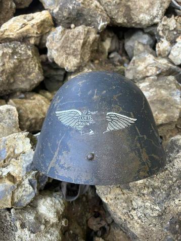 Luftschutz M34-helm Tsjechische Duitse heruitgave WOII beschikbaar voor biedingen