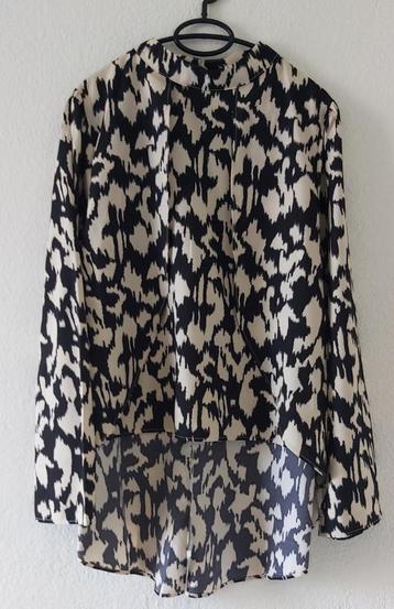 Mooie zwart/beige Blouse beschikbaar voor biedingen