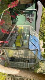 Glazen kas van aluminium, Tuin en Terras, Kassen, Ophalen, Gebruikt, Kweekkas, Glas