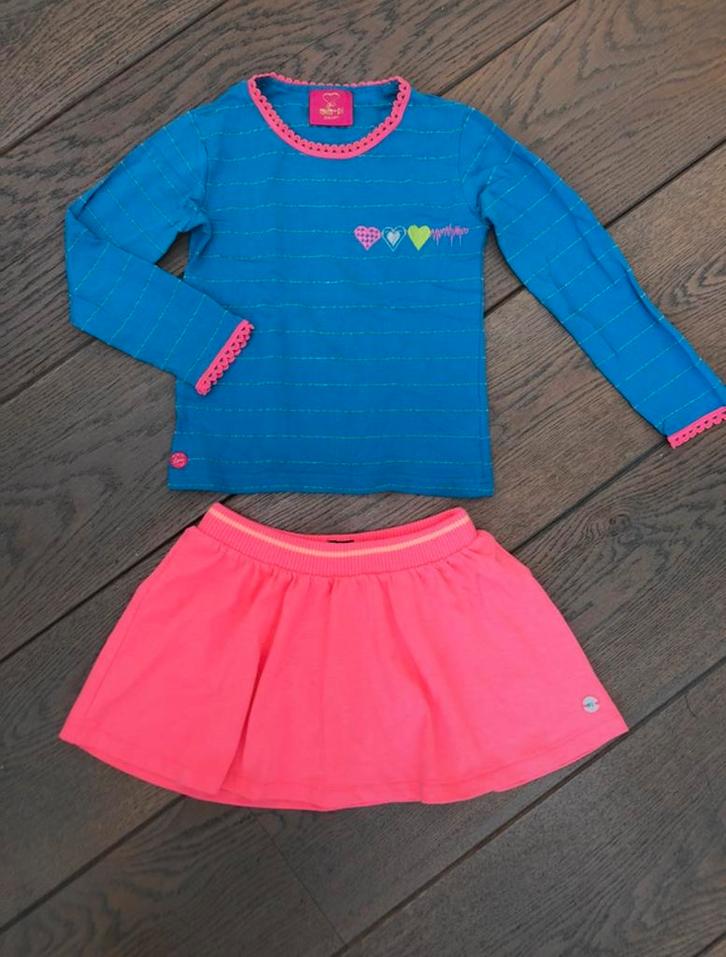 Mimpi Set: Longsleeve & Rokje - Superleuk! Mt 104, Kinderen en Baby's, Kinderkleding | Overige, Zo goed als nieuw, Meisje, Ophalen of Verzenden