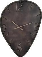 HomeBound by KY Wand Klok organisch Metaal 78x56x4 cm Zwart, Ophalen of Verzenden, Nieuw, Analoog, Wandklok