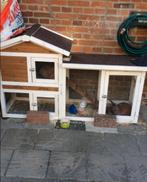 Konijnenhok, Dieren en Toebehoren, Knaagdieren en Konijnen | Hokken en Kooien, Ophalen, 110 cm of meer, Zo goed als nieuw, 90 cm of meer