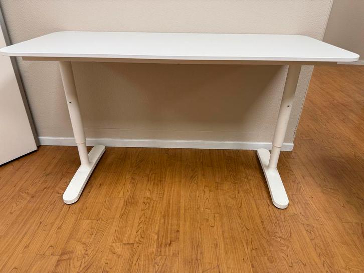 Ikea Bekant Bureau 160x80 - Zo goed als nieuw!, Huis en Inrichting, Tafelonderdelen, Zo goed als nieuw, Tafelblad, 150 tot 200 cm