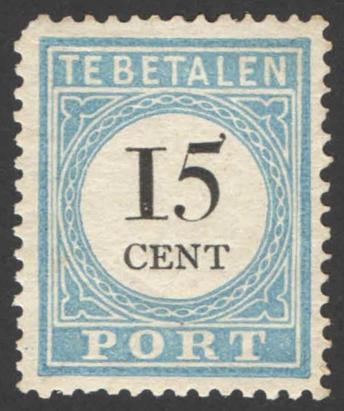 Nederland Port 9AII ongebruikt 1881, Postzegels en Munten, Postzegels | Nederland, Postfris, T/m 1940, Verzenden