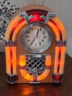 Klok met licht jukebox, Ophalen of Verzenden, Zo goed als nieuw, Wekker of Tafelklok