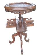 Zeer oude oosterse bijzettafel ,boekenmolen ?, Ophalen