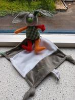 Vrolijk gekleurd konijntje op knuffeldoek merk Bambino, Kinderen en Baby's, Speelgoed | Knuffels en Pluche, Ophalen of Verzenden