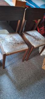 Vintage stoelen, 2 stuks, Gebruikt, Ophalen